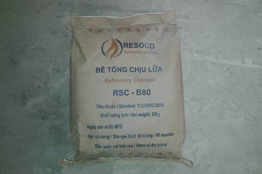 Bê tông chịu lửa RSC - B80